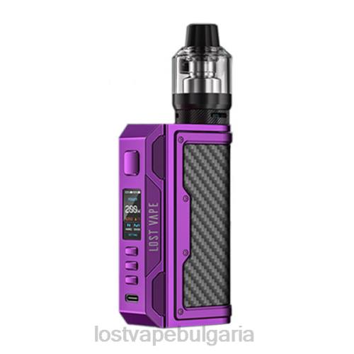 Lost Vape Contact Bulgaria - Lost Vape Thelema quest 200w комплект 0T6L147 лилаво/въглеродни влакна