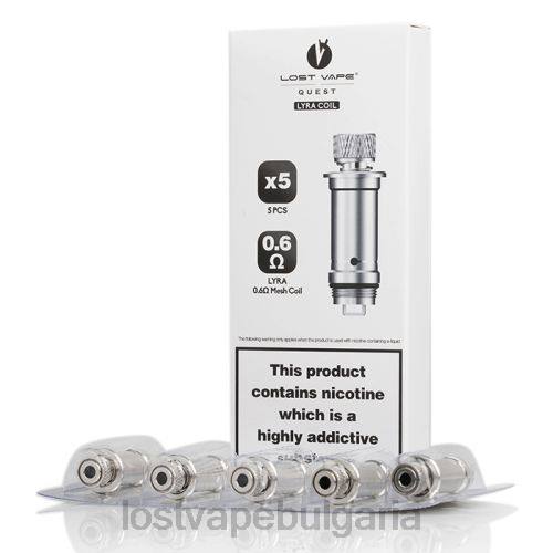 Lost Vape Bulgaria - Lost Vape Lyra резервни бобини (опаковки от 5) 0T6L391 мрежеста намотка 0,6 ома