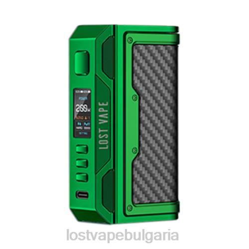 Lost Vape Centaurus Цена - Lost Vape Thelema quest 200w мод 0T6L184 зелено/въглеродни влакна
