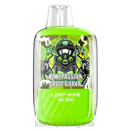 Lost Vape Цена - Lost Vape Orion ob5500 5500 впръсквания 14 ml 50 mg за еднократна употреба 0T6L103 киви маракуя гуава